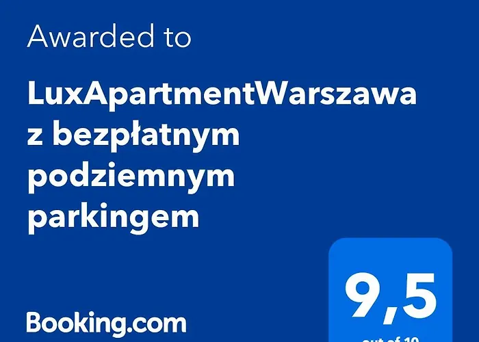 Apartamento Luxapartmentwarszawa Z Bezplatnym Podziemnym Parkingem *