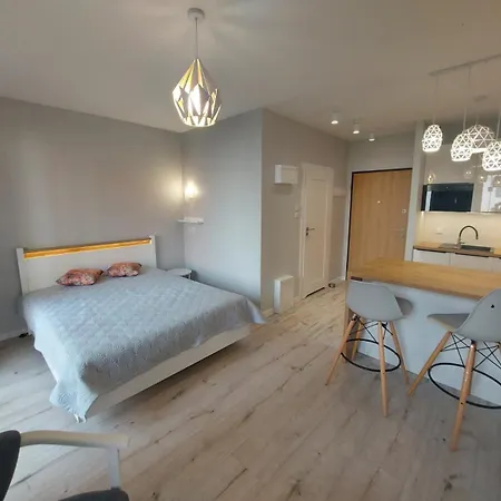 Luxapartmentwarszawa Z Bezplatnym Podziemnym Parkingem Lägenhet Warszawa